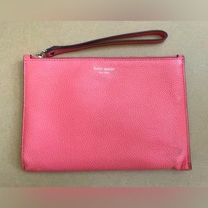 Kate Spade Pink Leather Wristlet